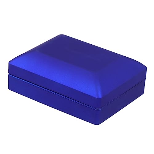 VALICLUD LED licht schmuckschatulle Anhänger Verpackung Blau groß beleuchtet Mini schmuckkästchen Halskettenboxen Halskette Fall Schmuckhalter Blue von VALICLUD