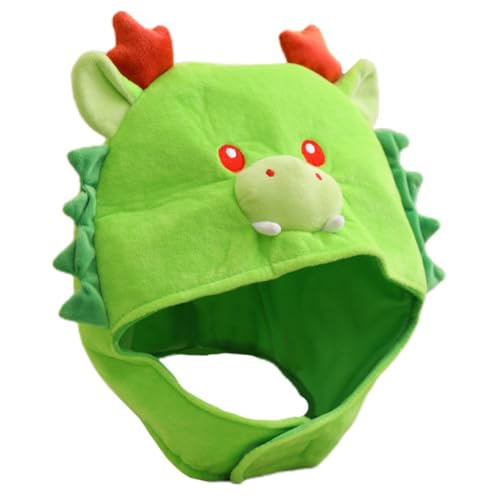 VALICLUD Lustiger Drachen Kostümhut mit Niedlichem Drachendesign Bequemer Partyhut für Erwachsene Foto Requisite für Karneval Halloween Weihnachten und Cosplay von VALICLUD