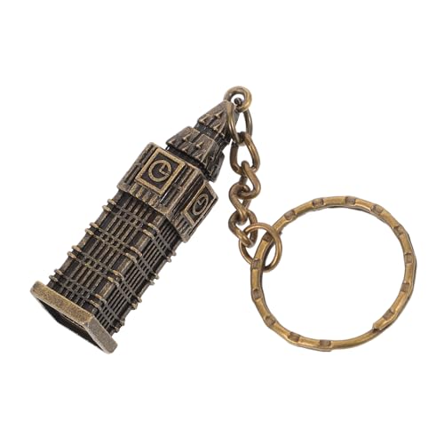 VALICLUD Metall Schlüsselanhänger Miniatur Uhrturm Anhänger Britischer Stil Tragbar für Reisen Souvenir Taschenanhänger Realistisches Modell VALICLUD Metall Schlüsselanhänger Miniatur Uhrturm Anhänger Britischer Stil Tragbar für Reisen Souvenir Taschenanhänger Realistisches Modell von VALICLUD