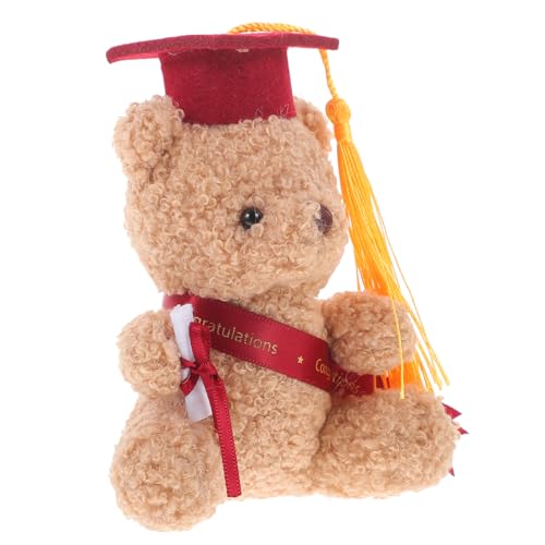 VALICLUD Mini Doktorhut Bär Plüschtier Leichte DIY Deko Puppe für Abschlusssträuße Vielseitig Verwendbar Langlebig und Flexibel zur Master oder Bachelorfeier VALICLUD Mini Doktorhut Bär Plüschtier Leichte DIY Deko Puppe für Abschlusssträuße Vielseitig Verwendbar Langlebig und Flexibel zur Master oder Bachelorfeier von VALICLUD
