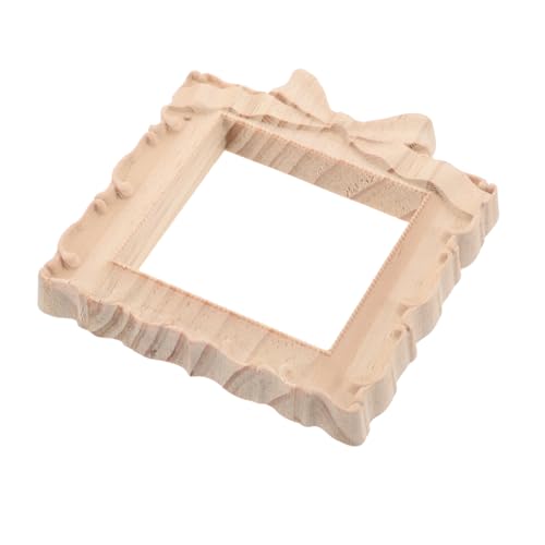 VALICLUD Mini Vintage Bilderrahmen aus Handgeschnitztem Holz mit Schleifenmotiv Kompakt und Elegant für Diy-dekoration Geschenk und Kleine Fotoausstellungen im Zuhause oder Büro VALICLUD Mini Vintage Bilderrahmen aus Handgeschnitztem Holz mit Schleifenmotiv Kompakt und Elegant für Diy-dekoration Geschenk und Kleine Fotoausstellungen im Zuhause oder Büro von VALICLUD