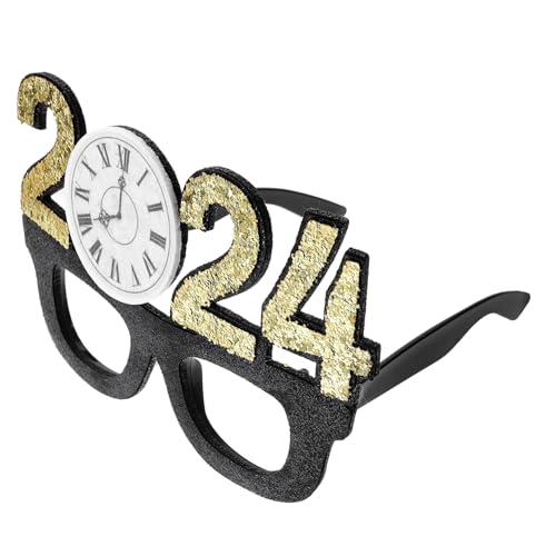 VALICLUD Neujahrsbrille Partybrille mit Auffälliger Zahlenoptik Leichtes Vielseitiges Silvester Accessoire für Foto Requisiten Festliche bei Neujahrsfeier und Events VALICLUD Neujahrsbrille Partybrille mit Auffälliger Zahlenoptik Leichtes Vielseitiges Silvester Accessoire für Foto Requisiten Festliche bei Neujahrsfeier und Events von VALICLUD
