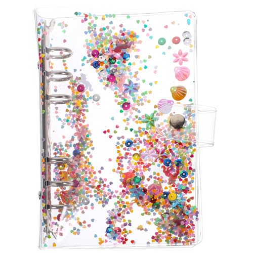 VALICLUD Notizbuch Einband Glitzerdekorative Binder Hülle Leicht Rutschfest Tragbar Für Schule Büro VALICLUD Notizbuch Einband Glitzerdekorative Binder Hülle Leicht Rutschfest Tragbar Für Schule Büro von VALICLUD