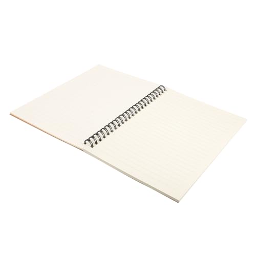 VALICLUD Notizbuch mit Spiralbindung Liniert Schlichtes Design aus Hochwertigem Kunstleder für Persönliche Notizen Skizzen und Akademische Zwecke für Schule Büro von VALICLUD