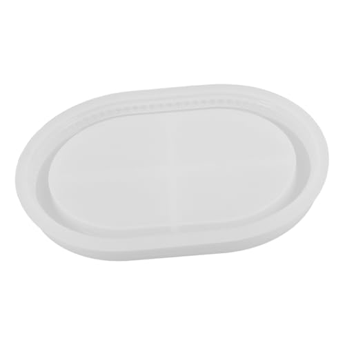 VALICLUD Ovaler Silikon tablett Gießform für DIY Kerzenhalter Langlebige Flexible Resinform Robustes Material für Schmuck Geeignet für Bastelprojekte und Epoxidharz VALICLUD Ovaler Silikon tablett Gießform für DIY Kerzenhalter Langlebige Flexible Resinform Robustes Material für Schmuck Geeignet für Bastelprojekte und Epoxidharz von VALICLUD