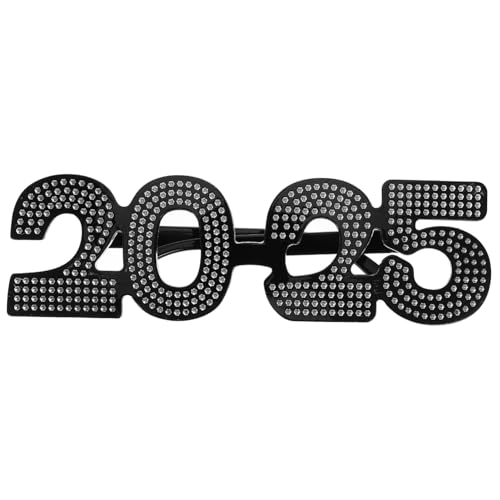 VALICLUD Party Brille Schwarz Glitzernde Novelty Eyewear Leicht Wiederverwendbar Für Silvester Kostüm Zubehör Spaßige Feierbrille VALICLUD Party Brille Schwarz Glitzernde Novelty Eyewear Leicht Wiederverwendbar Für Silvester Kostüm Zubehör Spaßige Feierbrille von VALICLUD