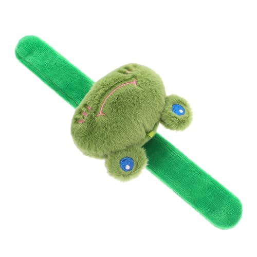 VALICLUD Plüsch Tierarmband Froschform Kuscheliges Klatscharmband Tier Plüschspielzeug Party Mitgebsel für Geburtstagsfeiern und Kinderveranstaltungen VALICLUD Plüsch Tierarmband Froschform Kuscheliges Klatscharmband Tier Plüschspielzeug Party Mitgebsel für Geburtstagsfeiern und Kinderveranstaltungen von VALICLUD