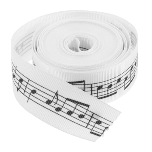 VALICLUD Polyester Geschenkband mit Musiknoten Motiv Breit Lang Vielseitig für Geschenkverpackung DIY Bastelarbeiten Partydekoration Geeignet für Musikliebhaber und Kreative Geschenke VALICLUD Polyester Geschenkband mit Musiknoten Motiv Breit Lang Vielseitig für Geschenkverpackung DIY Bastelarbeiten Partydekoration Geeignet für Musikliebhaber und Kreative Geschenke von VALICLUD