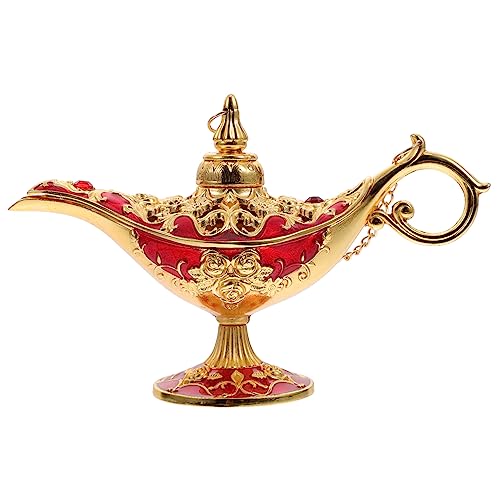 VALICLUD Retro Lampe Rotes Dekoratives Tischornament Wunscherfüllung Vintage Wohnzimmerschmuck Wohnungsdeko VALICLUD Retro Lampe Rotes Dekoratives Tischornament Wunscherfüllung Vintage Wohnzimmerschmuck Wohnungsdeko von VALICLUD