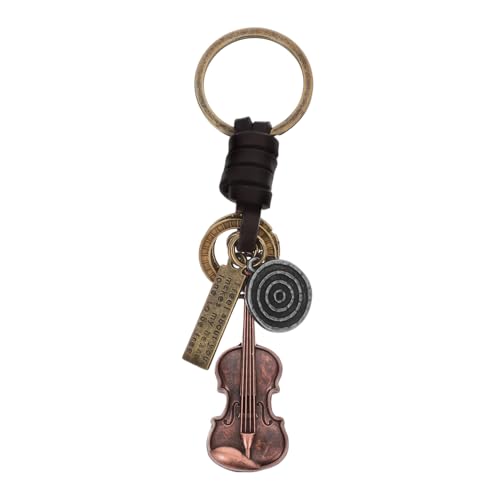 VALICLUD Retro Violin Keychain Sammler -zinklegierung Geigenbeutel Charme Party Bevorzugung Schlüsselring Für Taschen Und Zubehör Mini Violin Charme Keychain Anhänger von VALICLUD