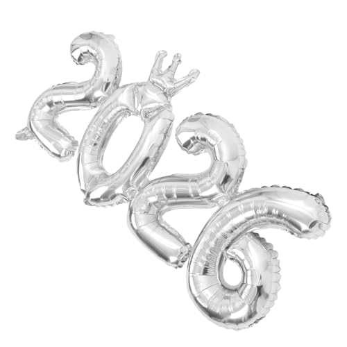VALICLUD Riesige Zahlen Luftballons Silber Aluminium Folie Party Dekoration für Neujahr Abschluss Geburtstag Hochzeit Fotorequisiten Hohe Sichtbarkeit Leichtes Material Lange Schwebezeit VALICLUD Riesige Zahlen Luftballons Silber Aluminium Folie Party Dekoration für Neujahr Abschluss Geburtstag Hochzeit Fotorequisiten Hohe Sichtbarkeit Leichtes Material Lange Schwebezeit von VALICLUD