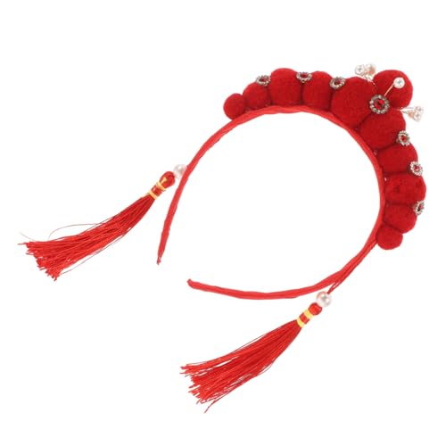 VALICLUD Rotes Pompom-stirnband Mit Chinesischen Elementen, Ideal Für Neujahrsfeiern, Festliche Rollenspiele Und Bühnenaufführungen, Partyzubehör Für Kulturelle Veranstaltungen VALICLUD Rotes Pompom-stirnband Mit Chinesischen Elementen, Ideal Für Neujahrsfeiern, Festliche Rollenspiele Und Bühnenaufführungen, Partyzubehör Für Kulturelle Veranstaltungen von VALICLUD