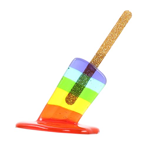 VALICLUD Schmelzende Eiscreme Harzfigur Kreatives Sommer für Zuhause und Büro Einzigartige Tischdekoration als Foto Requisite für Stilvolle Wohnakzente von VALICLUD