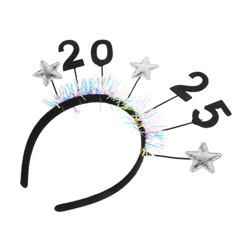 VALICLUD Silberner Neujahrs Haarreif mit Stern Lametta Leichtes Stirnband für Weihnachten Silvesterpartys Festliches Accessoire für Damen und Mädchen Einzigartiges Party Kopfschmuck VALICLUD Silberner Neujahrs Haarreif mit Stern Lametta Leichtes Stirnband für Weihnachten Silvesterpartys Festliches Accessoire für Damen und Mädchen Einzigartiges Party Kopfschmuck von VALICLUD