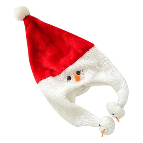 VALICLUD Snowman Christmas Hat Rote Weihnachtsmütze Weihnachtsmannmütze Partyhut Weiches Bequemes Material für Weihnachtsfeiern und Familienfeiern VALICLUD Snowman Christmas Hat Rote Weihnachtsmütze Weihnachtsmannmütze Partyhut Weiches Bequemes Material für Weihnachtsfeiern und Familienfeiern von VALICLUD