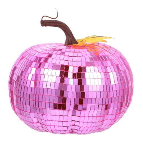 VALICLUD Spiegelfinishing Kürbisfigur für Halloween und Disco Partys Stylisches Tischdekor Raumverzierung von VALICLUD
