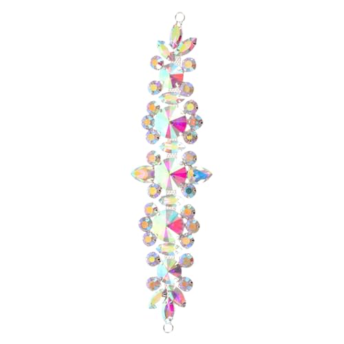 VALICLUD Strass Applikation Taillengürtel für Brautkleid Funkelnde DIY Patch Dekoration für Kleidung Schuhe Handwerk Langlebiges Design zum Aufnähen und Reparieren von Textilien von VALICLUD