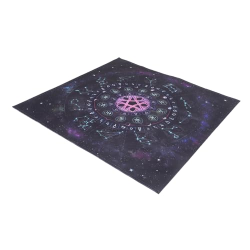VALICLUD Tarot Tischdecke aus Weichem Stoff mit Design Langlebige Wahrsage Matte für Altar Divination Tarotkarten und Brettspiele Mystische Dekoration für Astrologie und Wahrsagung VALICLUD Tarot Tischdecke aus Weichem Stoff mit Design Langlebige Wahrsage Matte für Altar Divination Tarotkarten und Brettspiele Mystische Dekoration für Astrologie und Wahrsagung von VALICLUD