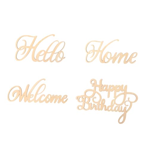 VALICLUD Teiliges Holz Hänge Dekor Hohle Buchstaben Anhänger aus Holz DIY Home Decor Natürliche Holzornamente für Wand und Fensterdekoration Kreative Bastelanhänger für Hochzeit und Alltag VALICLUD Teiliges Holz Hänge Dekor Hohle Buchstaben Anhänger aus Holz DIY Home Decor Natürliche Holzornamente für Wand und Fensterdekoration Kreative Bastelanhänger für Hochzeit und Alltag von VALICLUD