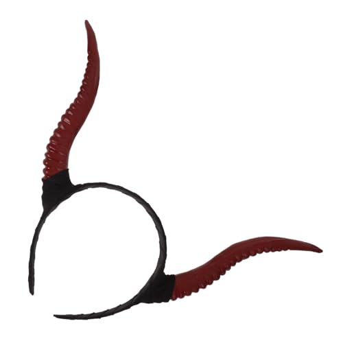 VALICLUD Teufelshörner Haarreif für Damen Lustiges Cosplay Accessoire für Halloween Flexible Passform Beeindruckendes Design für Partys und Festivals von VALICLUD