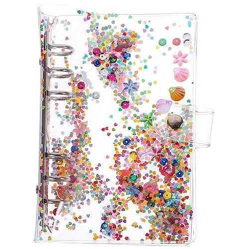 VALICLUD Transparent Glitter Ringbuch Hülle Langlebige Scrapbook Binder Schutzhülle für Notizhefte und Fotoalben Wiederverwendbar für Schule Büro und Organisation VALICLUD Transparent Glitter Ringbuch Hülle Langlebige Scrapbook Binder Schutzhülle für Notizhefte und Fotoalben Wiederverwendbar für Schule Büro und Organisation von VALICLUD