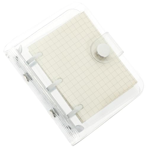 VALICLUD Transparent Mini Notizbuch mit Mechanik Praktisches Kompaktes Notizheft mit Glattem Schreibpapier Leichter Mini Binder für Schule Büro und Unterwegs für Notizen und VALICLUD Transparent Mini Notizbuch mit Mechanik Praktisches Kompaktes Notizheft mit Glattem Schreibpapier Leichter Mini Binder für Schule Büro und Unterwegs für Notizen und von VALICLUD