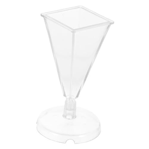 VALICLUD Transparente Pyramidenform Gießform für DIY Duftkerzen und Seifen Robuste Form mit glatter Oberfläche für Harz Wachs und kreative Bastelarbeiten von VALICLUD