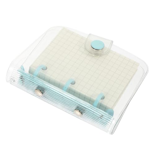 VALICLUD Transparenter Mini Notizblock mit Losem Design Tragbares Handliches Ringbuch Vielseitiger Taschen Notizblock für Planung Schreiben und Scrapbooking Geschenkidee für Schüler und von VALICLUD