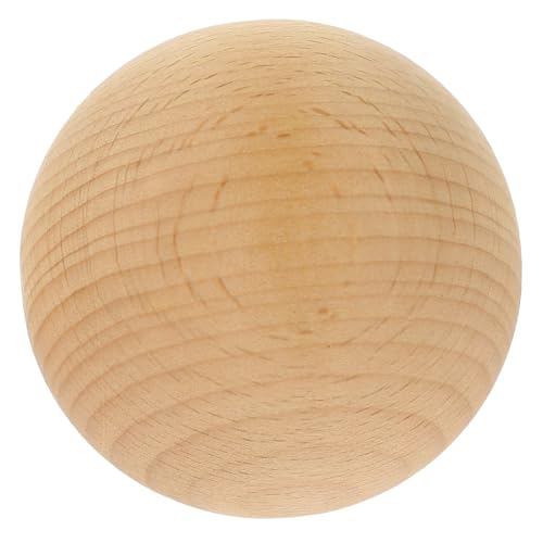 VALICLUD Unbehandelte Holzkugel DIY Bastelball zum Bemalen Holz Dekokugel für Kreative Malprojekte Mini Holzball für Party und Tischdekoration Vielseitig Gestaltbar von VALICLUD