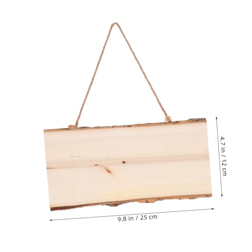 VALICLUD Unbehandeltes Holzschild zum Basteln Rechteckiges Holzbrett Robuste Holztafel als DIY Laden dekoration Vielseitiges Blanko Holzschild für Individuelle Beschriftung und VALICLUD Unbehandeltes Holzschild zum Basteln Rechteckiges Holzbrett Robuste Holztafel als DIY Laden dekoration Vielseitiges Blanko Holzschild für Individuelle Beschriftung und von VALICLUD