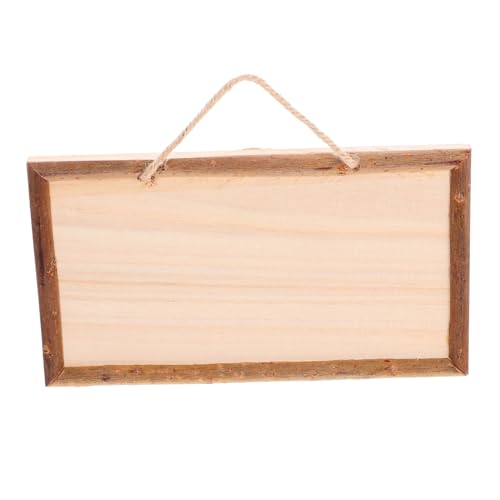 VALICLUD Unfertige Holzplatte Quadratisch Blanko zum Basteln Robuste Holztafel für Individuelle Dekoration Minimalistisches Holzschild für Ladenbranding Einfach zu Gestalten und von VALICLUD