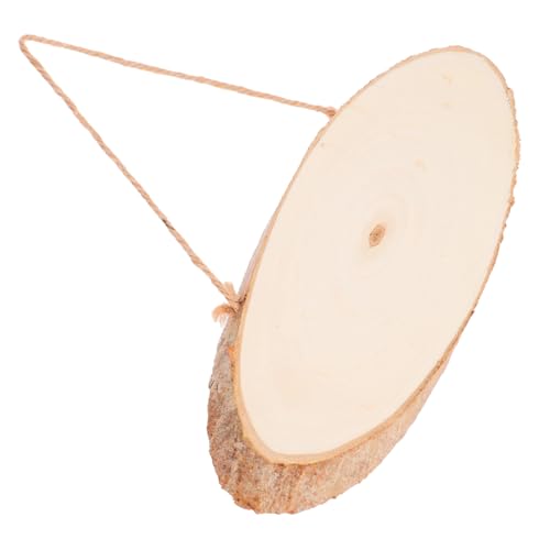 VALICLUD Unfertige Ovale Holztafel zum Basteln Klein Robuste Holzbretter für Ladendekoration Hängende DIY Holzplatte Individuelle Holzschilder zum Beschriften Langlebige Holzplatte für von VALICLUD
