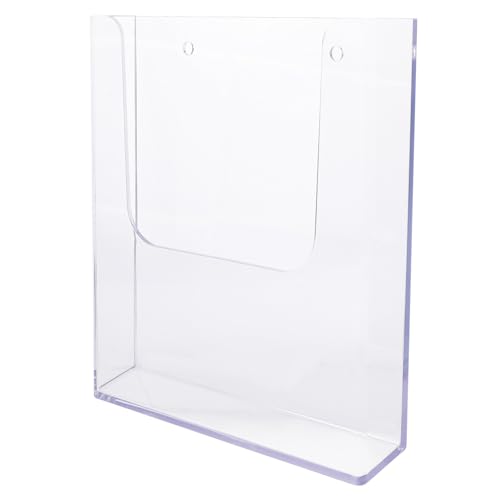 VALICLUD Wandmontierter Magazinhalter Transparent Büro Organizer Prospekthalter für Broschüren Bücher Zeitschriften Dokumentenständer Platzsparend VALICLUD Wandmontierter Magazinhalter Transparent Büro Organizer Prospekthalter für Broschüren Bücher Zeitschriften Dokumentenständer Platzsparend von VALICLUD