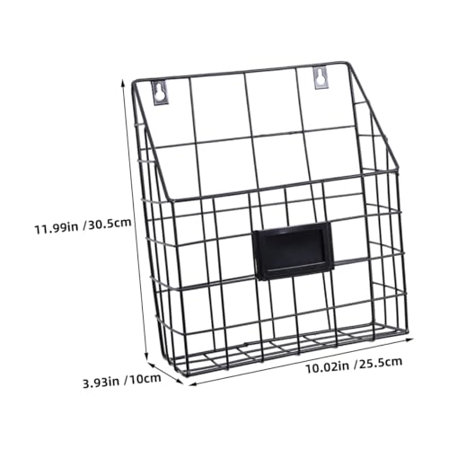 VALICLUD Wandmontierter Magazinhalter aus Robustem Eisen Platzsparendes Wandregal zur Aufbewahrung von Zeitschriften und Akten Multifunktionaler Wandhalter für Büro und Wohnzimmer VALICLUD Wandmontierter Magazinhalter aus Robustem Eisen Platzsparendes Wandregal zur Aufbewahrung von Zeitschriften und Akten Multifunktionaler Wandhalter für Büro und Wohnzimmer von VALICLUD