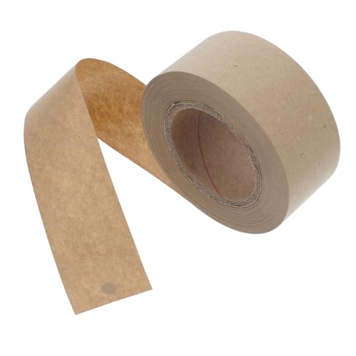 VALICLUD Wasseraktiviertes Packband Nassklebendes Versandklebeband Reißfest Transparent Tamperproof Für Sichere Verpackung DIY Künstlerbedarf von VALICLUD