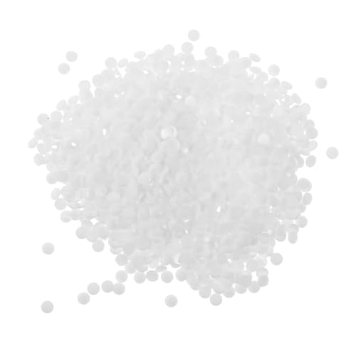 VALICLUD Weiße Flache Resin Strasssteine Langlebig Leichter Nagelschmuck Funkelnde Nagelkunst Vielseitig für DIY Handyhüllen Kleidung Bastelarbeiten Einfach zu Kleben von VALICLUD