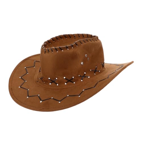VALICLUD Western Cowboyhut Partyhut Verstellbar Leichter Westernstyle Hut für Jungen und Mädchen Klassisches Kostümaccessoire für Dress Up und Mottopartys VALICLUD Western Cowboyhut Partyhut Verstellbar Leichter Westernstyle Hut für Jungen und Mädchen Klassisches Kostümaccessoire für Dress Up und Mottopartys von VALICLUD