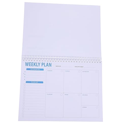 VALICLUD Wochenplaner Notizbuch Tragbar für Studenten zur Planung und Organisation von Aufgaben und Handlich für Täglichen Gebrauch von VALICLUD