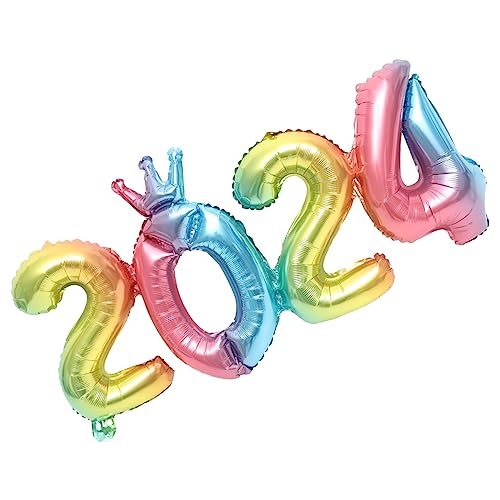 VALICLUD Zahlen Folienballon Farbverlaufene Dekoration für Silvester Neujahrsparty Abschlussfeier Einfach Aufzuhängen Wetterfest für Innen und Außen Geeignet VALICLUD Zahlen Folienballon Farbverlaufene Dekoration für Silvester Neujahrsparty Abschlussfeier Einfach Aufzuhängen Wetterfest für Innen und Außen Geeignet von VALICLUD