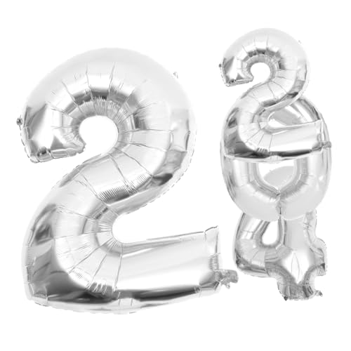 VALICLUD Aluminium Folienballons Dekorative Happy Year Ballons Für Partys Goldene Silberne Ballons Foto Requisiten Und Tischdekoration Für Neujahrsfeiern VALICLUD Aluminium Folienballons Dekorative Happy Year Ballons Für Partys Goldene Silberne Ballons Foto Requisiten Und Tischdekoration Für Neujahrsfeiern von VALICLUD