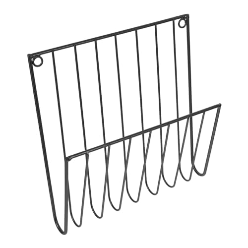 VALICLUD Zeitschriftenhalter Zur Wandmontage Eingangsbereich Organizer Aus Metalldraht Für Postzeitschriften – Bücherregal Für Büro Buchhandlung Bibliothek Und Haushalt von VALICLUD