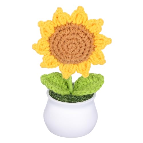 VALICLUD eingetopfte sonnenblume Topfblumen häkeln Sonnenblume häkeln gehäkelte Blumen Dekoration handgemachte Häkelblumen handgemachte gehäkelte Sonnenblumen Plastik VALICLUD eingetopfte sonnenblume Topfblumen häkeln Sonnenblume häkeln gehäkelte Blumen Dekoration handgemachte Häkelblumen handgemachte gehäkelte Sonnenblumen Plastik von VALICLUD