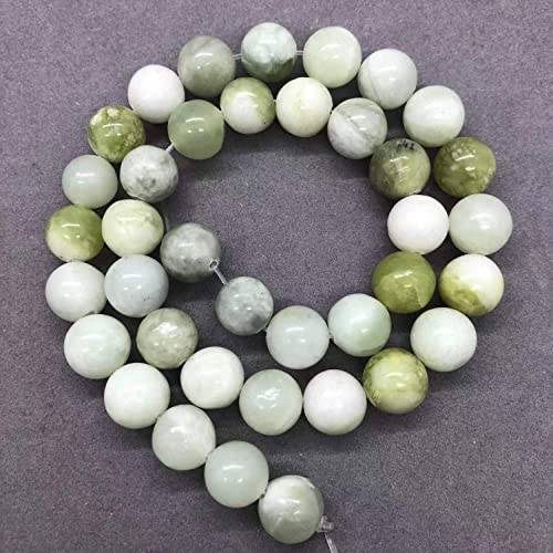 Exquisite handgefertigte Perlen, Naturstein Blumen Show Jade lose Perlen, Jade Runde Perlen Blume Schmuck Halskette DIY Armband mit Perlen. (Color : 12mm 3 Exquisite handgefertigte Perlen, Naturstein Blumen Show Jade lose Perlen, Jade Runde Perlen Blume Schmuck Halskette DIY Armband mit Perlen. (Color : 12mm 3 von VALISS