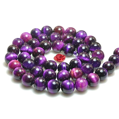 Exquisite handgefertigte Perlen, Tigeraugen-Stein, Tigeraugen-Stein, violette runde Perlen, verstreute Perlen, handgefertigte Schmuckmaterialien, Armbänder, weibliche Halsketten, Ohrringe, Armbänder Exquisite handgefertigte Perlen, Tigeraugen-Stein, Tigeraugen-Stein, violette runde Perlen, verstreute Perlen, handgefertigte Schmuckmaterialien, Armbänder, weibliche Halsketten, Ohrringe, Armbänder von VALISS