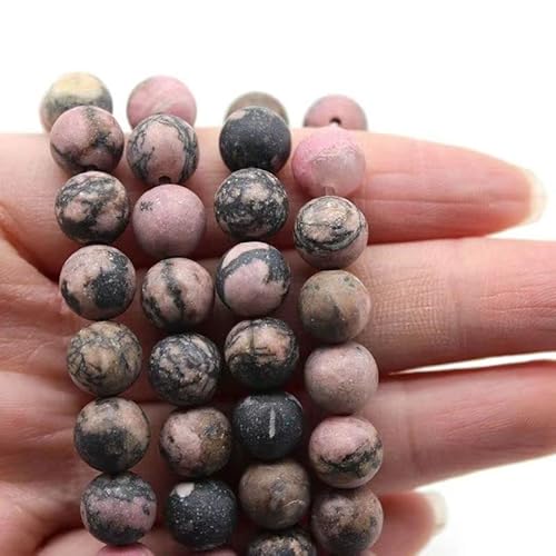 Exquisite handgefertigte Perlen, mattierte schwarze Linien und rote Linien, verstreute Steine, DIY-Zubehör, Schmuckarmbänder, handgefertigte Damen-Perlenkette. Größe: 6 mm, 63 Stück Exquisite handgefertigte Perlen, mattierte schwarze Linien und rote Linien, verstreute Steine, DIY-Zubehör, Schmuckarmbänder, handgefertigte Damen-Perlenkette. Größe: 6 mm, 63 Stück von VALISS