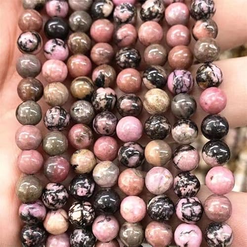 Wunderschöne handgefertigte Perlen, natürliche schwarze Linie, rote Linie, verstreute Perlen, Mischfarben, bunte Rosensteine, perforierte Perlen, halbfertige DIY-Accessoires. (Größe : 8 Wunderschöne handgefertigte Perlen, natürliche schwarze Linie, rote Linie, verstreute Perlen, Mischfarben, bunte Rosensteine, perforierte Perlen, halbfertige DIY-Accessoires. (Größe : 8 von VALISS