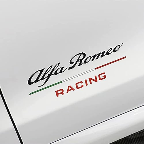 Emblem Auto Aufkleber für Alfa Romeo Giulia Giulietta 159 156 Mito Stelvio 147 Sportiva, Auto Body Logo Buchstaben Wort Abzeichen Sticker, Auto Frontklappe Trunk Autoaufkleber Körper Styling Zubehör Emblem Auto Aufkleber für Alfa Romeo Giulia Giulietta 159 156 Mito Stelvio 147 Sportiva, Auto Body Logo Buchstaben Wort Abzeichen Sticker, Auto Frontklappe Trunk Autoaufkleber Körper Styling Zubehör von VALKEM