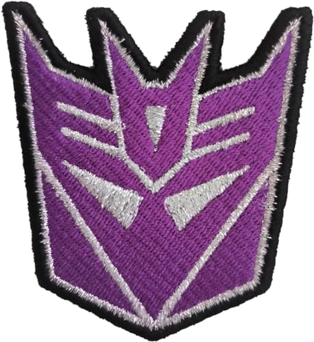 VALKYNEA 100 % bestickter Aufnäher, inspiriert von Anime-Fan-Kunst/Decepticons Megatron/Patch-Stickerei (thermoklebend/zum Aufbügeln) von VALKYNEA