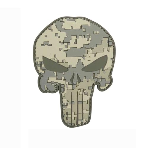 3D PATCH PUNISHER at-digital HAKENKLETT GUMMI PVC TOTENKOPF USA ARMY AUFNÄHER Für Taktische Kleidung Rucksack Baseballkappe Uniform Weste Hundegeschirr Emblem von VAN OS