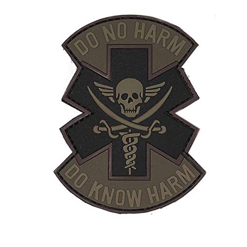 Emblem 3D PVC DO NO HARM DO KNOW HARM braun/schwarz Emblem 3D PVC DO NO HARM DO KNOW HARM braun/schwarz von VAN OS